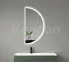 Custom Home Decor Bathroom LED Wall Mirror, Smart Home Makeup Vanity LED Mirror with Light, Touch Sensor Illuminated Mirror