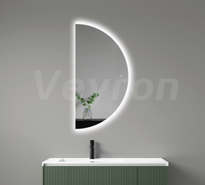 Custom Home Decor Bathroom LED Wall Mirror, Smart Home Makeup Vanity LED Mirror with Light, Touch Sensor Illuminated Mirror